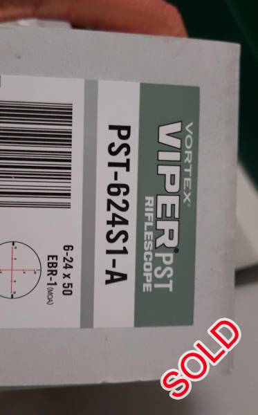 Vortex Viper PST 6-24x50, Brand new