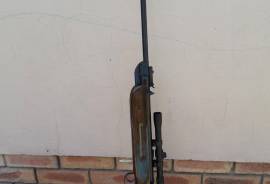 Norinco B2 4.5mm air gun, Still in working condition but quite a bit of rust. Red Fox scope.