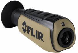FLIR Scout III 240 Thermal Vision Monocular, The FLIR Scout III 240 Thermal Vision Monocular is part of FLIR's field-proven line of compact thermal monoculars. Offering smooth 30Hz imaging and a 240 x 180 resolution, Scout III 240 displays the heat emitted by animals, humans and terrain with pristine clarity, day or night. The camera features a fixed 13mm lens and a bright 640 x 480 LED screen, making it ideal for legal hunting, camping, land management and outdoor recreation.

FEATURES:-
Identifies predators and tracks game
Detects heat signatures up to 382 yards away
High-speed 30Hz frame rate
Crisp 640 x 480 display screen
Starts up in seconds
Easy-to-use buttons
Fast startup extends battery life
Fits in any pocket
Single hand operation
Lightweight
Weather-tight ergonomic design
>5-hour Internal Li-Ion battery

SPECS:-
Detector Type    240 × 180 VOx Microbolometer
Video Refresh Rate    30 Hz NTSC
Field of View (H x V)    24° × 18° NTSC
Focal Length    13 mm Fixed Focus
Startup    < 1.5 seconds
Waveband    7.5 – 13.5 Î¼m
Thermal Sensitivity    