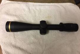 Leupold VX-6 3-18x44mm CDS Scope, Leupold VX-6 3-18x44mm CDS Scope w/ Firedot Duplex Reticle, Model 115003, New!
This ad is for a brand new and rare Leupold VX-6 3-18x44mm CDS scope with the illuminated
Firedot Duplex reticle.  The Leupold model number is 115003.  The scope comes with everything from the Leupold factory including the scope, box, neoprene scope coat, rubber lens covers, CDS dial card, owners manual and a spare battery for the illuminated reticle.  This scope has neverbeen mounted, but has been removed from the box, hence the 