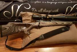 Howa 300win mag, Howa 300wm bullbarell
Nikon monarch3 6-24x50

Warne rings

HOG reflex silencer with bag and end cap

Laminated pepper thumbhole stock

Stock bedded

Trigger done

Scope cover

Rifle sling

Rcbs dies

+- 400 cases

Scope and gun did not do more than 500 shots

No scratches on gun or scope
R22000
0720608187 
