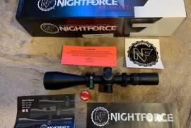 Nightforce C434 NXS Zero Stop MOAR Riflescope, Nightforce C434 NXS 5.5-22x56 Zero Stop MOAR Riflescope w NF 30MM rings
For your consideration is a like new Nightforce C434 NXS 5.5-22x56 with Illuminated reticle, Vortex scope level,
Nightforce 30MM Extra High scope rings to be used on a rail, sunshade, all instructions and manuals included in the
original box.  This scope is perfect in all aspects.

Nightforce Beast 5-25x56 F1 i4F C448 Mil-Radian DIGILLUM PTL  42000
Nightforce Beast 5-25x56 F1 i4F C448 Scope
Nightforce Beast 5-25x56 F1 i4F C448 Mil-Radian DIGILLUM PTL 
Brand New
Never mounted
The most robust scope with everything you need