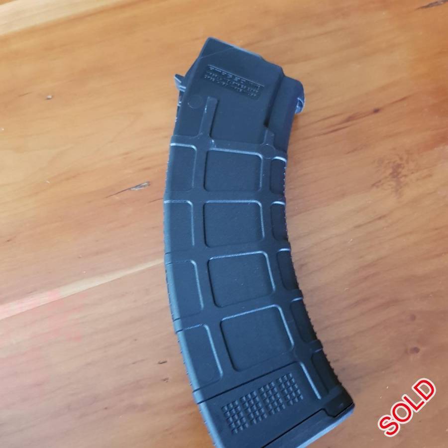 AK 47 Magpul 30rd Magazine, Magpul AK47 Magazine brand new R250. Intrafuse front sight for AK 47 with sight tool R100.