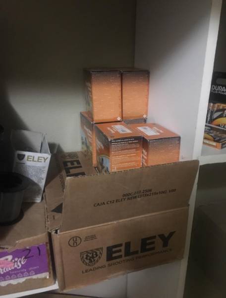 Various Shotgun Accessories and ammo. , 
Immigration -
Lee Precision 2 Reloading Press.  

Over 1000 once shot shells - mostly Eley. 

Wads, etc. 

Ammo:
Clays: 8 X 7.5s Eley
Bird: 5 X 6s Eley and some 5’s & 3’s. 