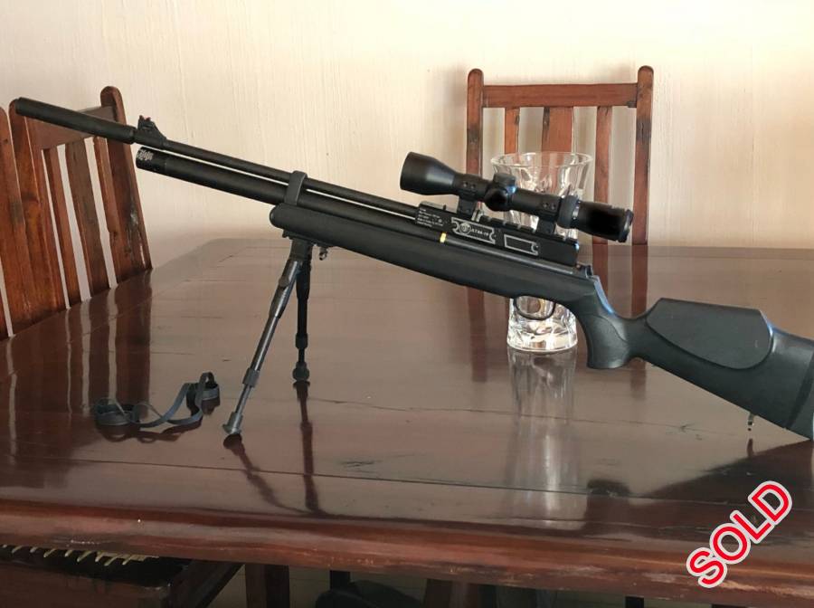HATSAN AT44-10 5.5 with VIPER 8-32x60 IRS, Selling my pristine condition Hatsan AT44-10 5.5 with Optisan VIPER 8-32x60IRS Scope and Bi-Pod and spare amo.Comes with filling station (without Diving Cylinder). Rifle optimised for competition target shooting and extremely accurate. Rifle only 18months old and in very good condition. Contact me on 076 434 7579 or Whatsapp for more info. URGENT SALE
Viper Scope worth R10 000.00 on its own
ONCO.....