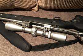 Ruger Mark 2 Stainless Steel with Synthetic Stock , LIKE NEW! Immaculate condition, less than 50 rounds fired.
Leopold varible 3X9X40 fitted
No scratches
Valid Licence Section 15
One owner, bought it brand new