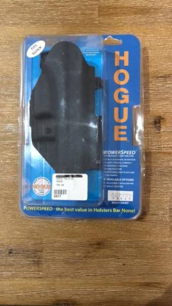 Hogue Powerspeed Concealed Carry Holster, Hoque Powerspeed Concealed Holster
Fits Glock Pistol- 18-19-23-25