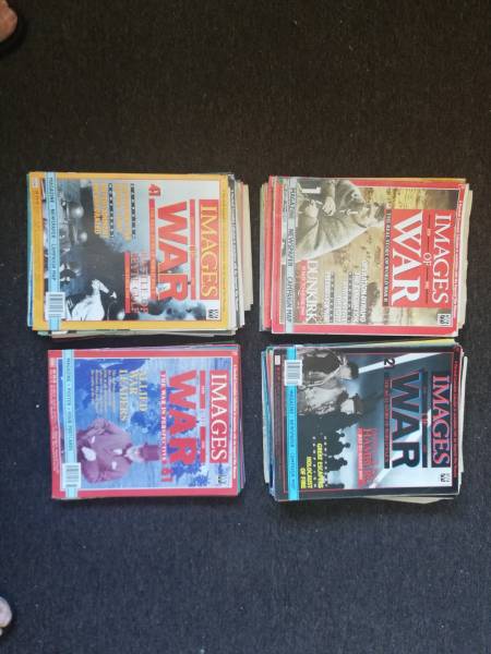 WW2 Images of War magazines, Images of War(1939 to 1945),a Marshall Cavendish Collection in association with the Imperial War Museum with campaign maps and newspaper copies,magazine 1 to 75 in good condition for sale
Please note that magazine 46,73 and 74 is absent
Open to offers

Courier cost for buyer

Contact Francois at 0849099317


