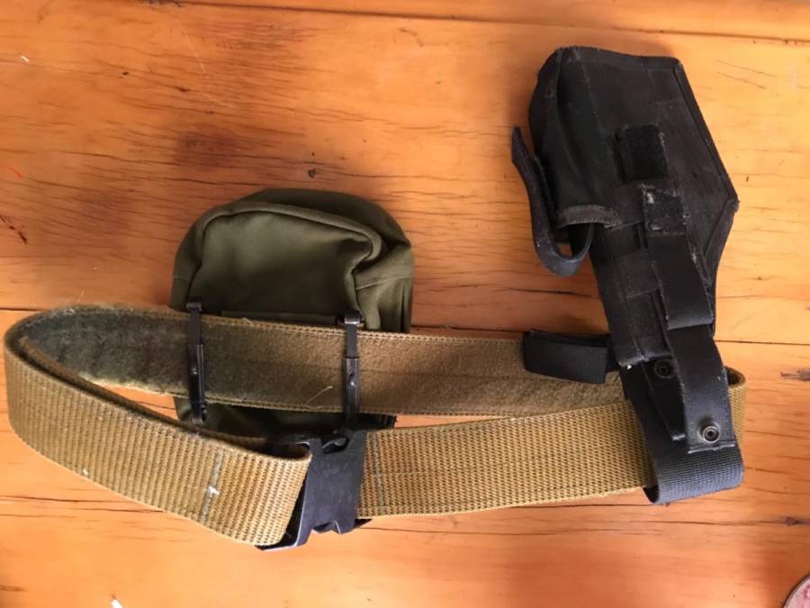 Belts, Bags, Pouches and Holsters , Blackhawk belt with Blackhawk holster and utility pouch, Spec Ops Carrier or bumbag. Warrior Assault Tactical holster with no name brand but solid quality Battle Belt. Uncle Mike's Rigging belt. Selling the lot together or individual prices can be discussed. WhatsApp for more pics etc.
WhatsApp: +964 781 733 8815 or call 0627220244.
PostNet to PostNet costs R99. 
 