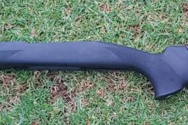 Hogue stock for Winchester 375 or 458, Hogue stock with Alluminium bedding block and full skeleton for Winchester mod 70 (300winmag, 375H&H or 458 Winmag)
Like new condition

R3500
Rickus
082 296 4155
Pta