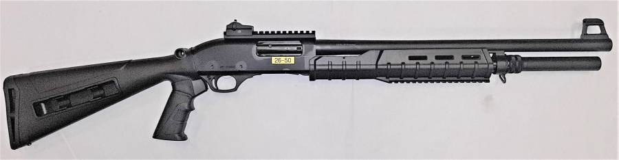 KHAN ARMS MODEL A-TAC 12 GA PUMP ACTION SHOTGUN, R 6,800.00