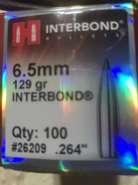 WANTED. HORNADY 6.5 INTERBOND 129g bullets. , Wanted. 129g Hornady Interbond bullets. 