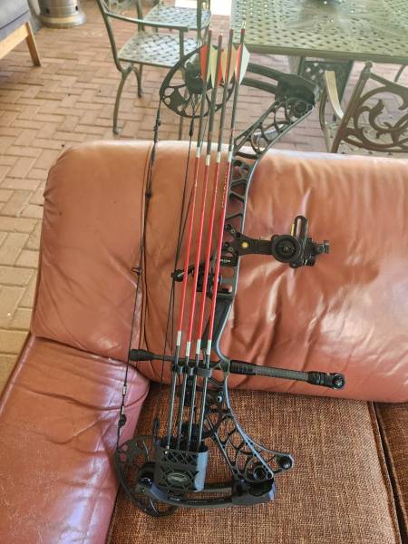 Matthews V3 Compound Bow Package, Matthews Archery V3 31 Compound Bow Package in like new condition. The bow has only been used for practice and have never been hunted with.

Package includes the following:

Matthews Archery V3 31 Compound Bow
Matthews Quiver
Stabilizer
Vaportrial ProV Arrow Rest
HHA Sport Tertra Max Sight
Truball Arc Execution Release Leather
Engage Bow Stand
Hard Bow Case
11 x Maxima Carbon Express Red350 Arrows
Various 