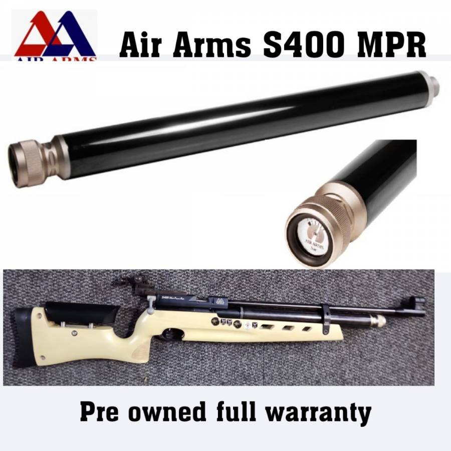 Air Arms s400 MPR Sporter Target Rifle SANSUU Appr, Pre owned Air Arms s400 
MPR Sporter
4.5 cal 

Full 1 year warranty 

Retail 24700.00 sale 18500.00 neg