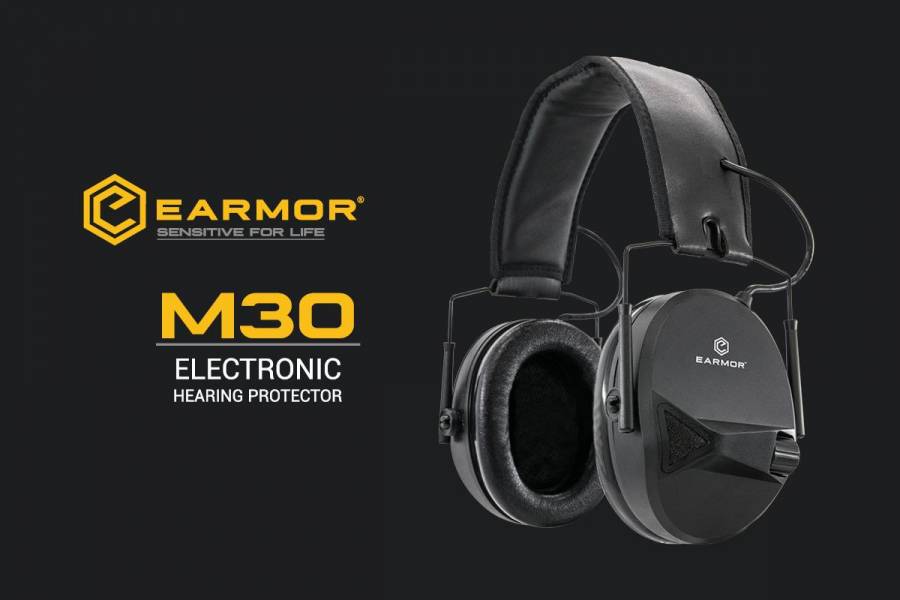 EARMOR M30, The M30 is designed to make benefits of electronic hearing protection accessible to everyone. The simple and reliable noise cancelling mechanism helps everyone saving ears in noisy environment, especially protect your hearing from the damaging sound of gun blasts, while helping you hear clearly to optimize communication, success and safety on the range. The M30 comes with an 3.5mm AUX audio input for media devices, suppresses harmful noise above 82 dB, is IPX-5 water resistant, features an 4 hour auto shut-off mechanism and runs on 2x AAA batteries. 