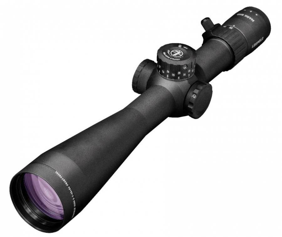 Leupold 7-35x56 Mark 5HD M5C3 Riflescope (Illumina, Features of Leupold Mark 5HD Scope:
Lightweight and compact
Waterproof/fog proof
Lens shade and cover included
5:1 zoom ratio
High-speed power selector with integrated throw lever
Fast focus eyepiece
Precision side focus
35mm main tube
Backed by Leupold's Full Lifetime Guarantee

Specifications
Item Condition: New
Magnification Range: 7 - 35x
Scope Objective Diameter: 56mm
Scope Tube Size / Mount: 35mm
Elevation Turret Details: M5C3
Parallax Adjustment: Side Focus
Reticle Position: First Focal Plane
Reticle Details: Illum. Tremor 3 Reticle
Illuminated Reticle: Yes
Scope Finish: Black
Scope Turret Rotation: Counter Clockwise (CCW)
Unlimited Lifetime Warranty