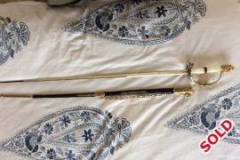 Navy Dress Sword, Beautiful piece for your collection 
not sure exact model or title 
offers welcome