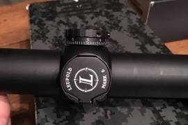 LEUPOLD MARK 6 M5C2 Mil/mil scope , Leupold Mark 6 illuminated red dot scope with m5c2 reticle in mil/mil adjustments. Scope was purchased new and only light range use from a bench. Very light ring marks that would probably polish off see photos.

Item specifics
Reticle:    Illuminated
Brand:        Leupold
Model:        MARK 6