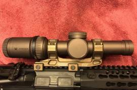 Vortex Razor HD Gen II  Rifle Scope , Up for Sale is a Vortex Razor HD Gen II 1-6x24mm rifle scope with the VMR-2 MRAD reticle. This scope is used but in excellent condition! The glass is in 100% perfect condition. The reticle is clean and crisp and will show up in even the brightest lighting conditions. The scope is mounted in a Geissele
Automatics single piece aluminum scope mount. The Vortex also comes with a Vortex adjustment ring to adjust between the variable powers. Also included is the original box and paperwork.