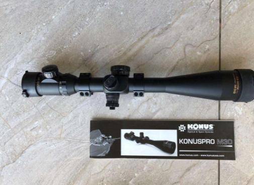 konuspro m30 scope, scope is almost brand new was on a rifle only ones, need to sell asap. 8.5X32X52mm. whatsapp me on 0641995983
