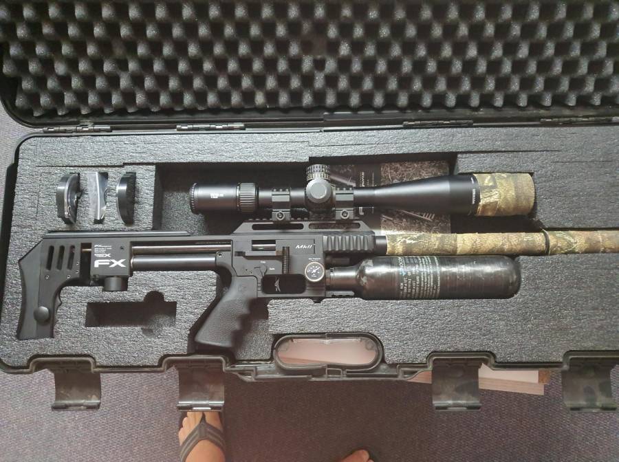 FX IMPACT MK2, FX IMPACT MK 2 IN PERFECT CONDITION
COMES WITH SLUGLINER, AND 2X MAGS AND BIPOD
SCOPE NOT INCLUDED