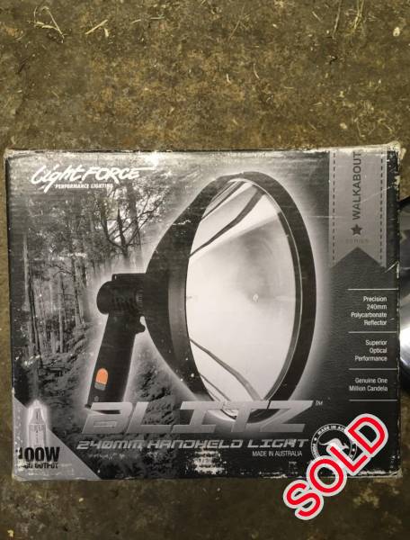 Lightforce 240 blitz, This is a great spotlight but sadly it's seen very little use over the last 2 years so it's available to a good home.