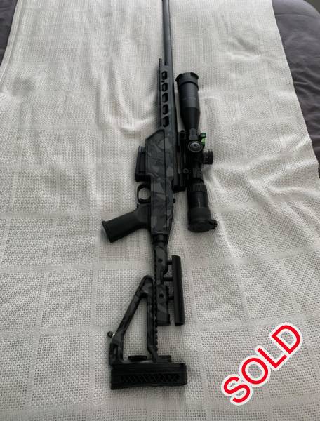Warrior gen 5 howa LA, Howa long action warrior gen5 chassis custom ceracoated basically brand new rifle only shot 20rounds with it on the rifle and has a magpul grip on