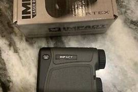Vortex Impact 850 Range finder, Basically brand new item, is in an opened Box never been in the veldt, registered and full VIP warranty is tranferrable, comes with carry pouch, original box and manual.

Great compact Laser Range Finder that wont fail ever and if it does you get a new one from Vortex...