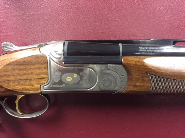 Bettinsoli T16 Medium Rib Trap shotgun, Bettinsoli T16 Medium Rib Trap shotgun. 30' barrels with multi chokes. Rib is a 10mm raised rib for better target sight. Stock is a monte carlo type. Aforable and reliable Italian shotgun for all trap disciplines.