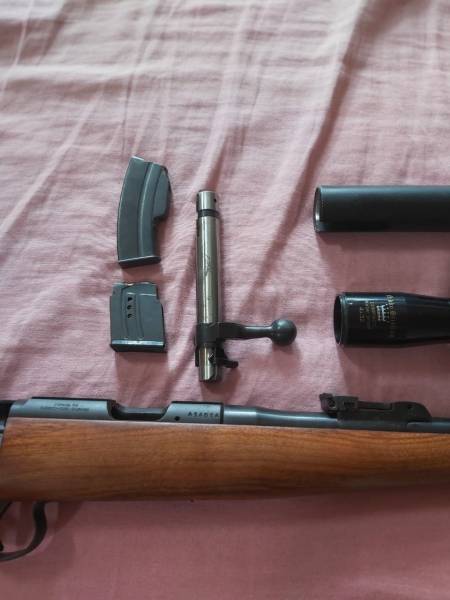 Rifle, Brno Mod 2, Scope and mounts, suppressor. Excellent condition. Only had 50 rounds down range.

SOLD