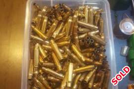 .308 cases, .308 once fired cases. Approx 500+, some deprimed, sized, wet tumbled. Mixed bag