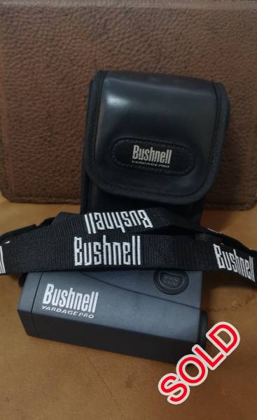 Bushnell Yardage Pro range finder, Bushnell Yardage Pro range finder
old and used, still in a good overall condition. 
needs a service and a new battery