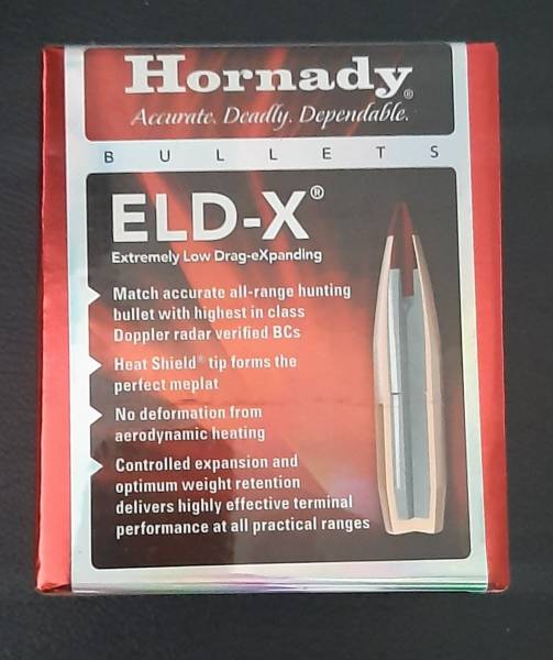 Hornady ELD-X Bullets 6.5mm 143gr (100), Sealed, new box