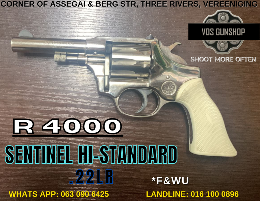 SENTINEL HI STANDARD .22LR REVOLVER, DON'T MISS OUT ON THIS DEAL!

FEEL FREE TO VISIT THE SHOP, CALL OR WHATS APP FOR ANY FURTHER ENQUIRIES!