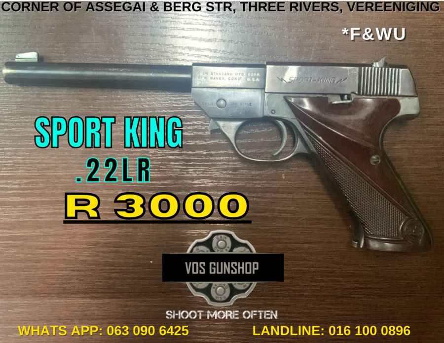 Pistols, Rimfire Pistols, SPORT KING .22LR PISTOL, SPORT KING, .22LR, Good, South Africa, Gauteng, Vereeniging
