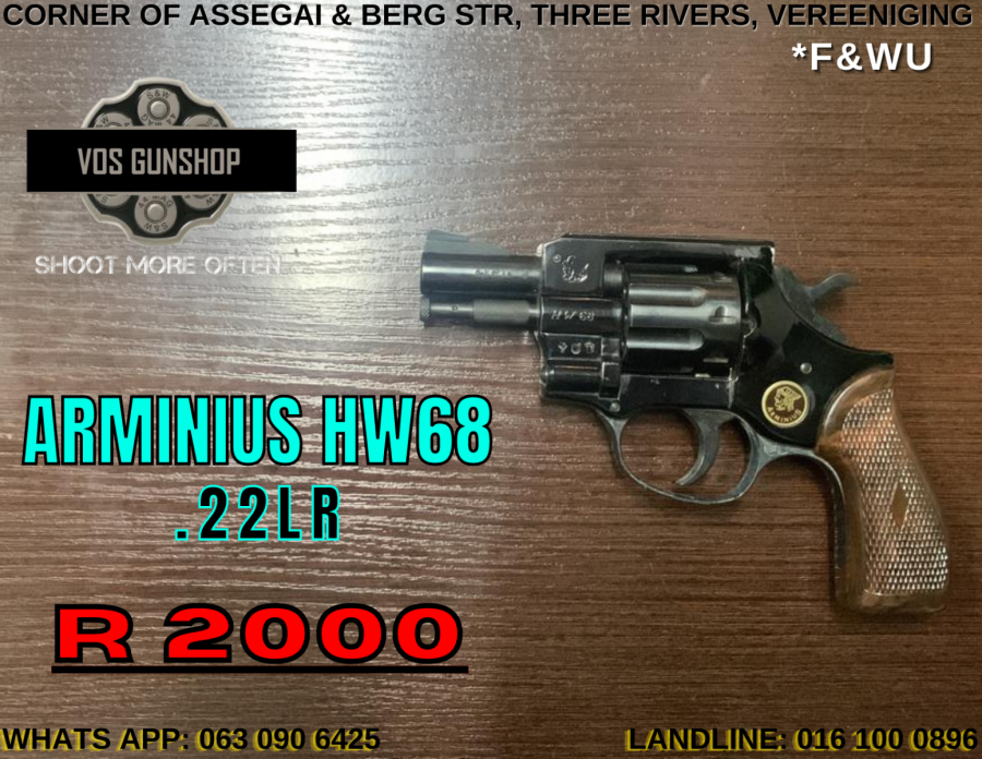 ARMINIUS .22LR , FEEL FREE TO VISIT THE SHOP, CALL OR WHATS APP FOR ANY FURTHER INFORMATION