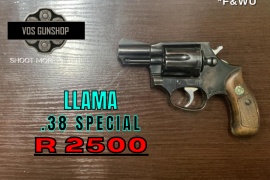 Revolvers, Revolvers, LLAMA .38 SPECIAL REVOLVER, R 2,500.00, LLAMA, .38 SPECIAL , Used, South Africa, Gauteng, Vereeniging