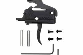 Rise Armament Rave 140 trigger with anti walk pins, 

Rise Armament Rave 140 trigger with anti walk pins
one of the best upgrades for AR15. SHOOT FASTER with quicker follow-up shots.

https://risearmament.com/product/rise-armament-rave-140-curved-trigger/