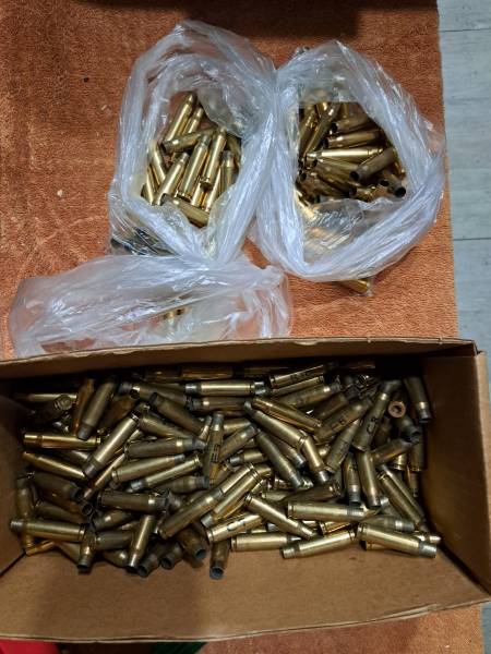 Brass Cases for .308 W used, I have the following brass for sale. .308W
248 × PMP loaded 2 times. ( Some sized with new primer)
26 × Federal ,once fired
5 × S&B ,once fired
38 × HP ,once fired ( don't know the brand, on packaging was old ammo bought from SentraalWes)​​

Everything sold together. I am open for offers.