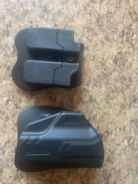 PO7 Tactical and 2 Mag holster
