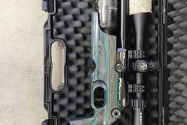 FX Crown .22 Blue Laminate, FX Crown .22, blue laminated stock, 3 magazines, bipod and rail, a whack of pellets, bell and some other targets, FX Chrony (R5k on its own), assorted service spares, 300 bar dive tank and filling adapter. Scope Excluded. R29k. 

Whatsapp for more pics.
 