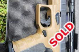 Beretta apx, Beretta apx with fde frame and original black frame with adjustable sights