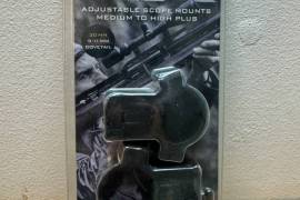 FX No-Limit Scope mounts, 30mm scope mounts for 9-11mm dovetail.
Adjustable height, medium to high