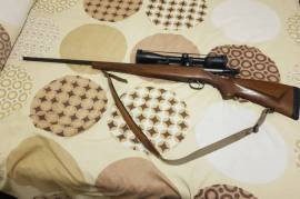 BRNO, EXCELLENT CONDITION
BARREL THREADED (READY FOR SILENCER)
R12000.00 INCL SILENCER
BAG 
SLING
LYNX 6 X 40 TV VIEW SCOPE