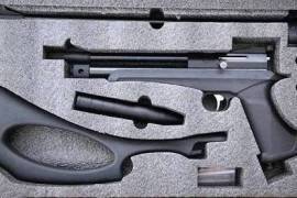 ArtemisCP2, Artemis cp2 co2 pistol/rifle 
works with 1 x 12gr co2 bottle, averages 35shots.
550fps
Removeable stock, long and short barrel, silencer, 2 magazines, single load tray.