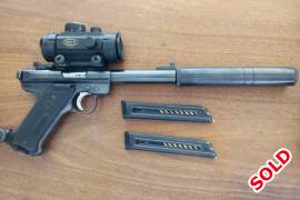 Pistols, Rimfire Pistols, Ruger MK-2, Ruger, MK-2, .22LR, Like New, South Africa, Gauteng, Roodepoort