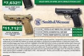 Smith&Wesson Specials sale M&P m2.0 And SD, Smith&Wesson Specials sale M&P m2.0 And SD9.

See attached Advert