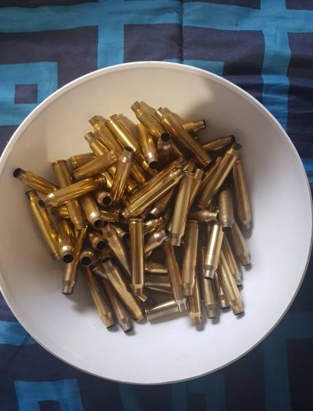 300 Win Mag Brass, 300 WM brass for sale. 
70 in total. About 10 is twice fired, rest is once fired. 
Mix of PPU/PMP/Federal.
Courier cost of R100 for buyer.