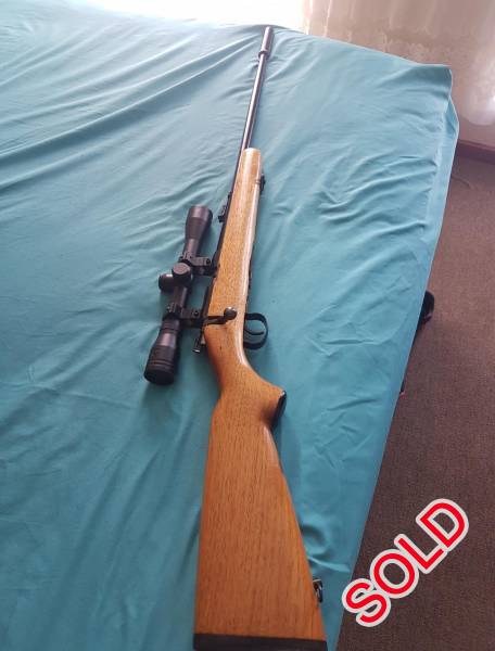 Hallo, I have a Norinco 22 for sale. Rifle is fitted with gamo 4X40 scope and also threaded for silencer,  comes with silencer as well