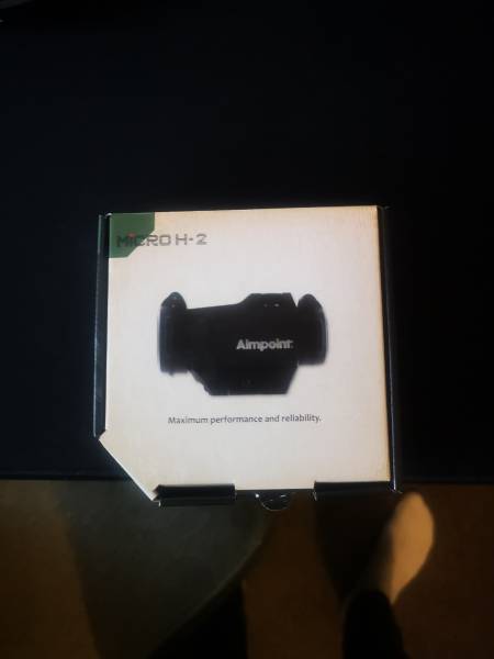 Aim point micro H-2 red dot sight, Brand new aimpoint micro H-2 red dot sight with mount included, never been used, in box with all accessories included. 